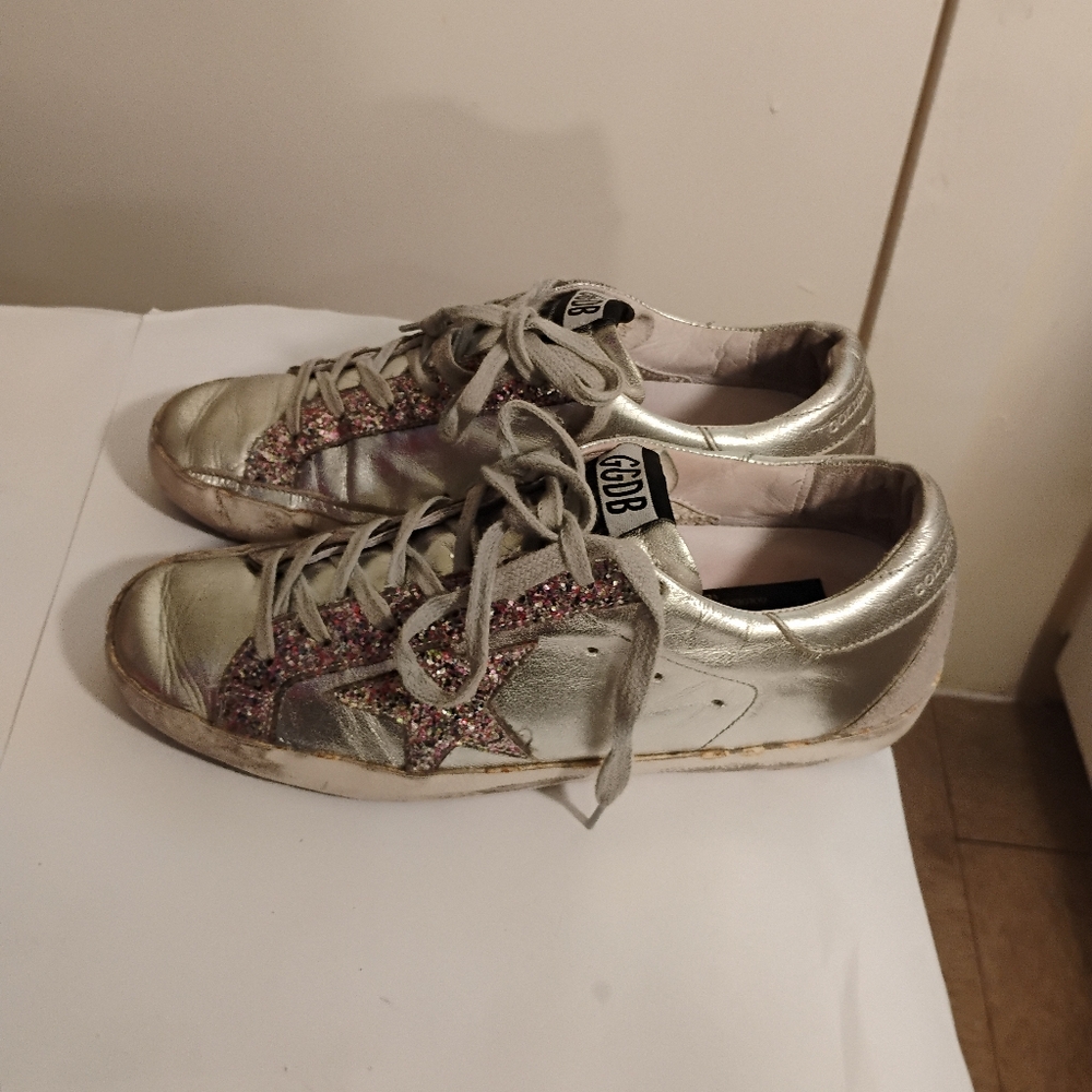 Golden goose Glitter Metallic superstars 37
